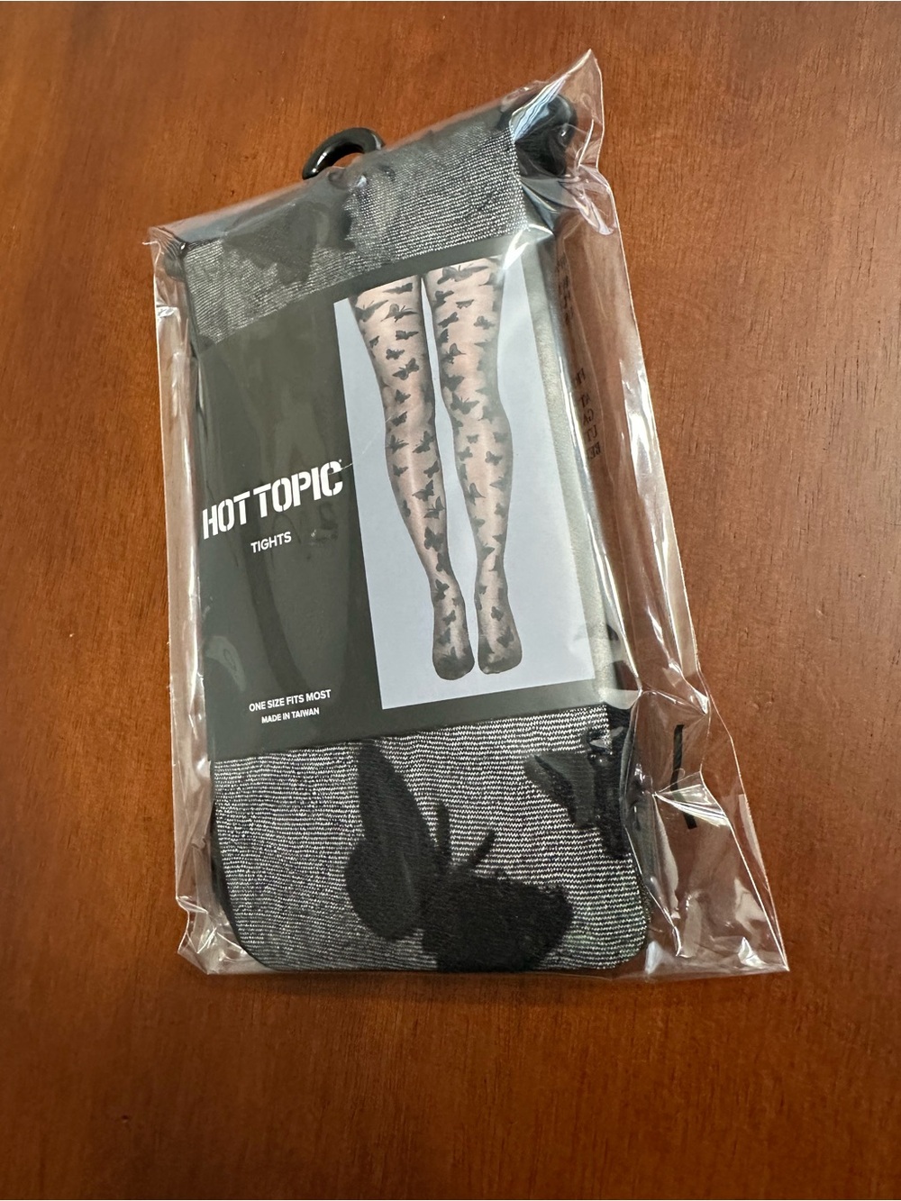 Hot Topic Black Butterfly Pattern Sheer Tights - Picture 2 of 4